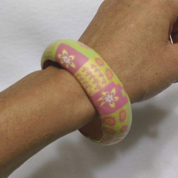 Flexible VIVA BEAD bangle bracelet - Picture 3 of 5